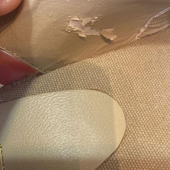 J Jill Womens Wedge Espadrille Slingback Open Toe Tan Sandals - Picture 8 of 10